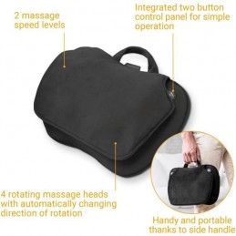 MEDISANA MC850 Noir Coussin de massage Shiatsu épaules, dos, jambes et cou - Bien-être relaxant - vue caractéristiques