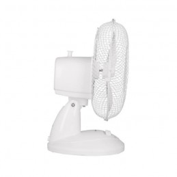 OCEANIC TX-901D Blanc Ventilateur de table diam. 23cm - 30W - Oscillant - vue de profil