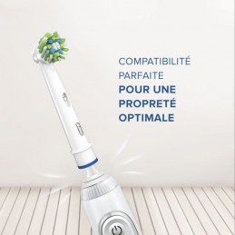 ORAL-B Brossette CrossAction avec Technologie CleanMaximiser (Pack de 8 unités) - vue compatibilité