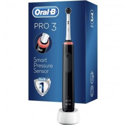 ORAL-B Pro 3 Noir - 3000 PureClean Brosse a Dents Électrique rechargeable - vue emballage