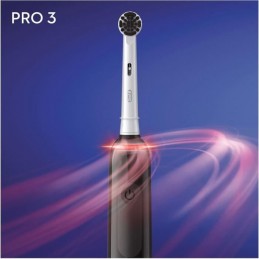 ORAL-B Pro 3 Noir - 3000 PureClean Brosse a Dents Électrique rechargeable - vue zoom