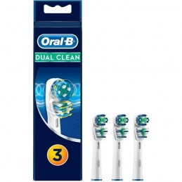 ORAL-B Brossette de Rechange Dual Clean (Pack de 3 unités) - vue emballage