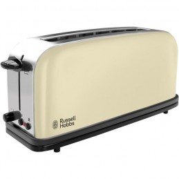 RUSSELL HOBBS 21395-56 Vanille Grille-pain RETRO - 1000W - Fente extra longue