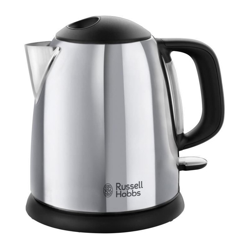 RUSSELL HOBBS 24990-70 Bouilloire Electrique Compacte 1L Victory - 2200W - Base pivotante 360° RUSSELL HOBBS 24990-70 Bouilloire Electrique Compacte 1L Victory - 2200W - Base pivotante 360°