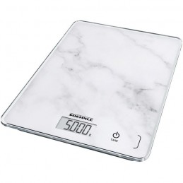 SOEHNLE Compact Blanc effet marbre Balance électronique - 5 kg / 1 g
