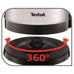 TEFAL KI150D10 Dialog Bouilloire sans fil inox 1.7L - 2400W - Résistance cachée - Base pivotante 360° - vue socle