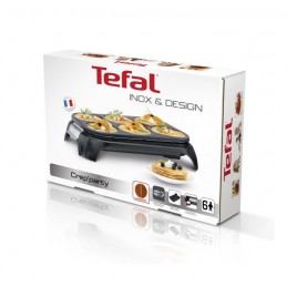 TEFAL PY558813 Noir Crep'Party Crêpière 6 empreintes 12cm - 1000W - vue emballage