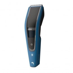 PHILIPS HC5612/15 Tondeuse Cheveux et Barbe Series 5000, 3 sabots, technologie DualCut - vue de trois quart