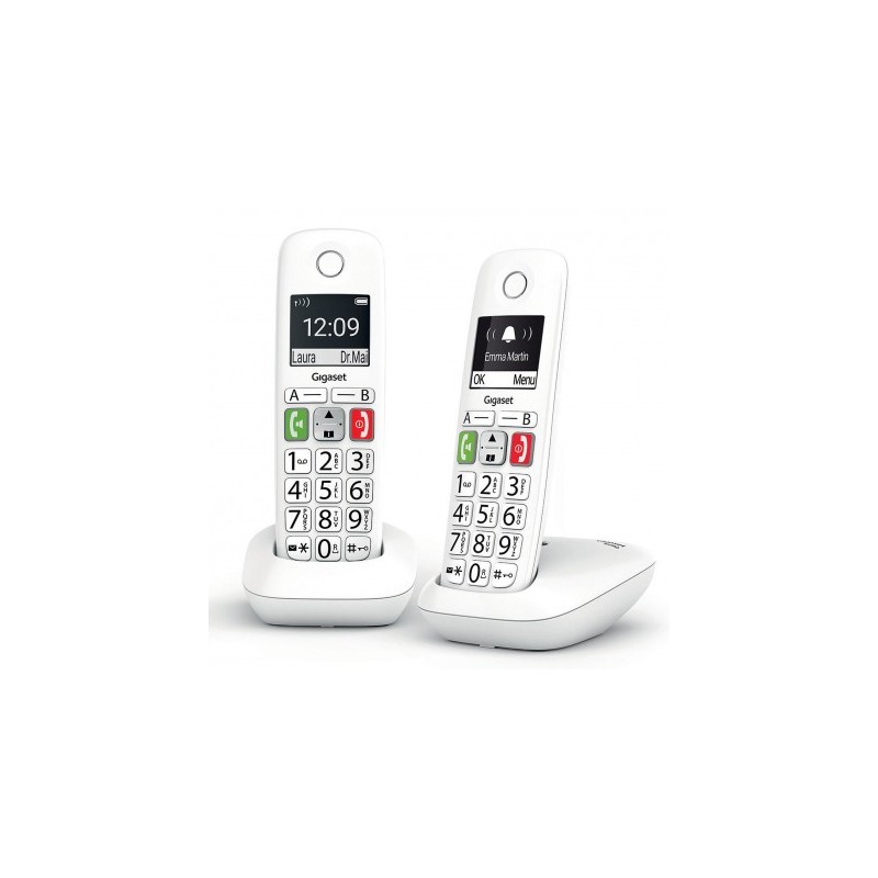 GIGASET E290 Duo Blanc Téléphone Fixe DECT