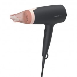 PHILIPS BHD350/10 Sèche-cheveux Séries 3000 - 2100W - 6 combinaisons vitesse/T - Fonction ionique - ThermoProtect - vue de 3/4