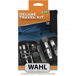 WAHL 05604-616 Deluxe Travel Kit Tondeuse de précision batterie lithium-ion et trousse de toilette - vue emballage