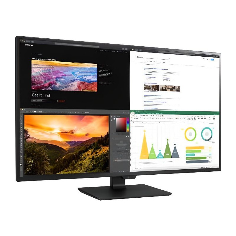 LG 43UN700-B Ecran PC 43'' 4K (3840x2160) - AH-IPS - 4x HDMI / DisplayPort