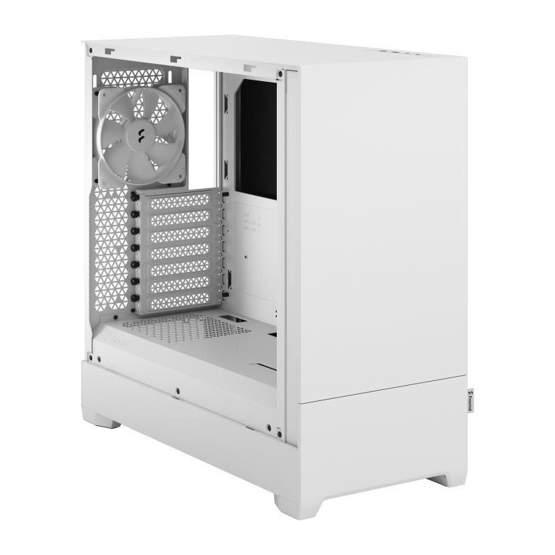 FRACTAL DESIGN Pop Silent White TG Blanc Boitier PC Moyen tour ATX  (FD-C-POS1A-04) avec Quadrimedia