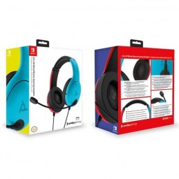 PDP LVL40 Bleu / Rouge Casque Gamer Filaire pour Switch - vue emballage