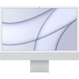 APPLE iMac Retina 24'' 4.5K (2021) Argent - Puce Apple M1 - RAM 8Go - Stockage 256Go - Clavier et souris