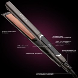 REVLON RVST2175E Lisseur Salon Straight Copper Smoth Styler - 235°C - vue caractéristiques