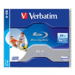 BD-R 25GB / 135mn HD VERBATIM ÉCRITURE 1-6X BLU-RAY DISC IMPRIMABLE - BOITE