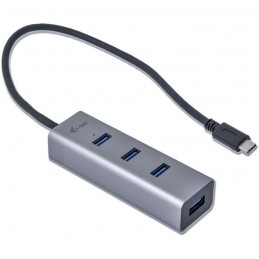 I-TEC HUB USB-C Métal 4-Port USB - vue de trois quart