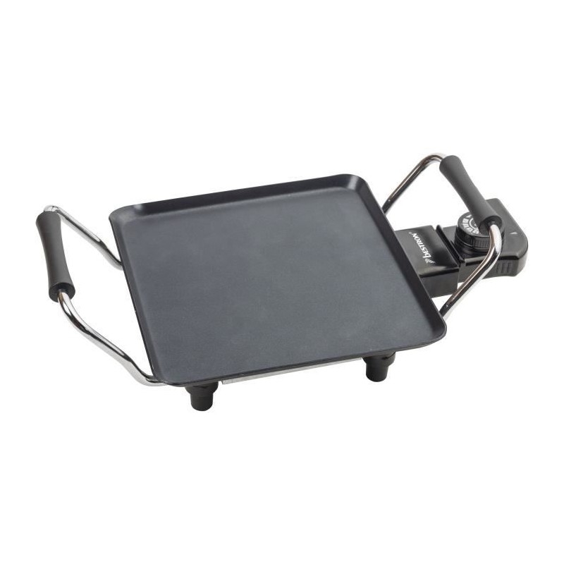 BESTRON ABP600 Noir Plancha Grill de table - 1000W - 21 x 21 cm