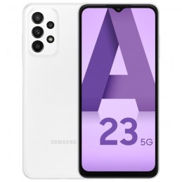 SAMSUNG Galaxy A23 5G Blanc Smartphone 6.6'' - RAM 4Go - Stockage 64Go - Android 12