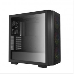 DEEPCOOL CG560 Noir Boitier PC Moyen Tour ATX (R-CG560-BKAAE4-G-1) - vue de trois quart