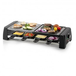 DOMO DO9190G Appareil à raclette, Grill, Pierre à cuire 8 personnes - 1200W