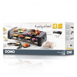 DOMO DO9190G Appareil à raclette, Grill, Pierre à cuire 8 personnes - 1200W - vue emballage