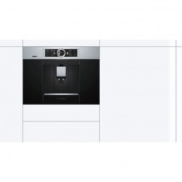 BOSCH CTL636ES6 Inox Machine a café HomeConnect 2.4L - 1600W - Prépare 2 tasses simultanément - vue encastré