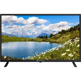 CONTINENTAL EDISON TV 32'' (80 cm) HD - 2x HDMI, 2x USB - Noir - vue de face