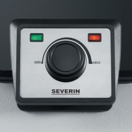 SEVERIN WA2106 Noir Gaufrier électrique - 1200W - vue zoom thermostat