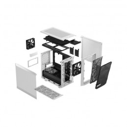 FRACTAL DESIGN Meshify 2 Nano Blanc TG Clear Tint Boitier PC Mini tour (FD-C-MES2N-02) - vue éclatée