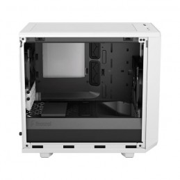 FRACTAL DESIGN Meshify 2 Nano Blanc TG Clear Tint Boitier PC Mini tour (FD-C-MES2N-02) - vue de profil