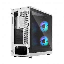 FRACTAL DESIGN Focus 2 RGB Blanc Boitier PC Moyen tour ATX - vue de dos trois quart