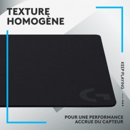 LOGITECH G440 Noir Tapis de souris gaming 340 x 280 x 5 mm (943-000792) - vue texture homogène