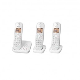 PANASONIC KX-TGC423FRW Blanc Téléphone sans fil DECT trio avec répondeur