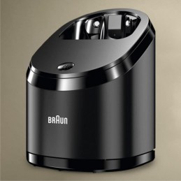 BRAUN Centre SmartCare Noir 5-en-1, Recharge, Nettoyage, Compatible avec les Series 9 Et 8, Cartouches Clean & Renew - vue C