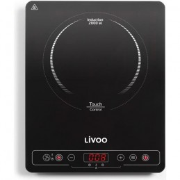 LIVOO DOC235 Noir Plaque à induction Simple à poser 22cm - 2000W