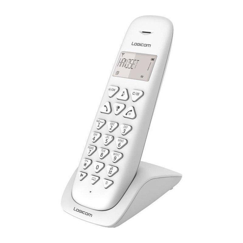 LOGICOM VEGA 150 SOLO Blanc Téléphone sans fil sans répondeur