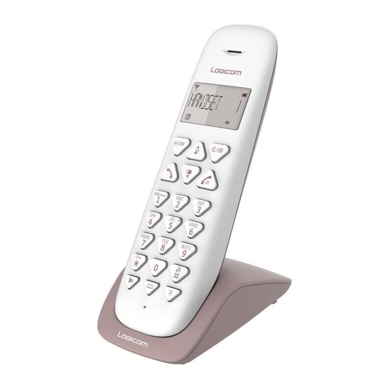 LOGICOM VEGA 150 SOLO Taupe Téléphone sans fil sans répondeur