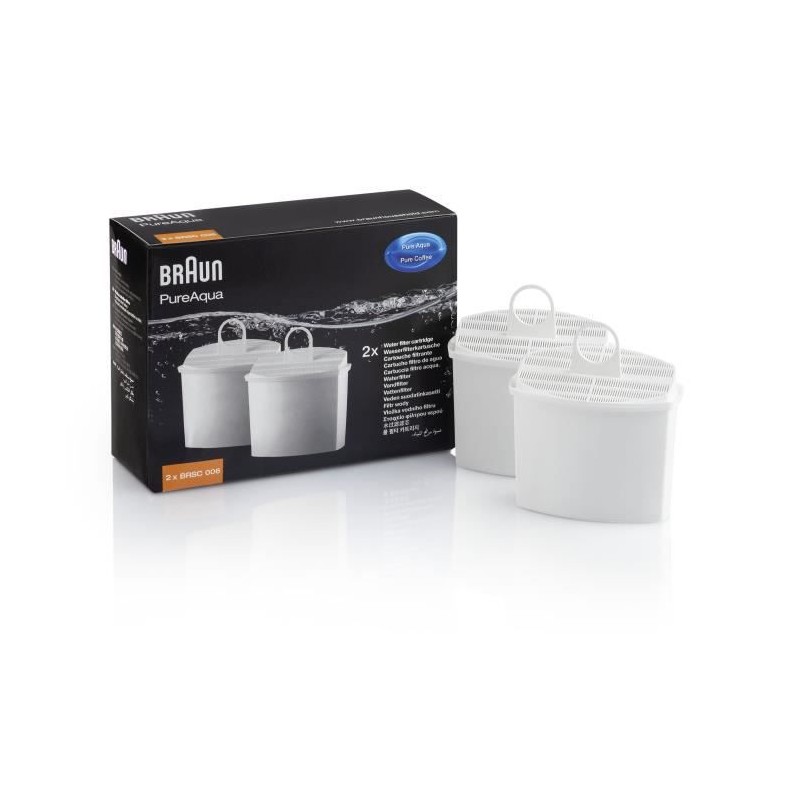 BRAUN BRSC006 Cartouche filtrante pour cafetière (2 filtres)