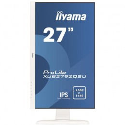 IIYAMA XUB2792QSU-W1 Blanc Ecran PC 27'' WQHD - Dalle IPS - 5ms - DP / HDMI / DVI - FreeSync - vue mode portrait