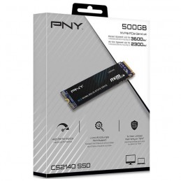 PNY CS2140 500Go SSD M.2 2280 NVMe (M280CS2140-500-RB) - vue emballage