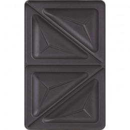 TEFAL XA800212 Lot de 2 plaques croque triangle - Snack Collection - vue plaque