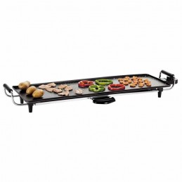 LIVOO DOM182  Noir Plancha Teppan Yaki Grill 70cm - 1800W - vue de trois quart