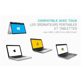 I-TEC Station d'accueil Universelle USB 3.0 / USB-C pour Ordinateur Portable - compatibilité