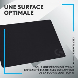 LOGITECH G240 Noir Tapis de souris gaming 340 x 280 x 1 mm (943-000785) - vue surface optimale