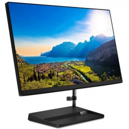 LENOVO Ideacentre 3 24ADA6 Ordinateur Tout-en-un 24'' - AMD 3020e - RAM 4Go - SSD 128Go - W11 + Clavier souris - 3/4 gauche