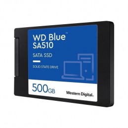 WESTERN DIGITAL 500Go SSD WD Blue SA510 SATA 2.5'' 7mm (WDS500G2B0A) - vue de trois quart