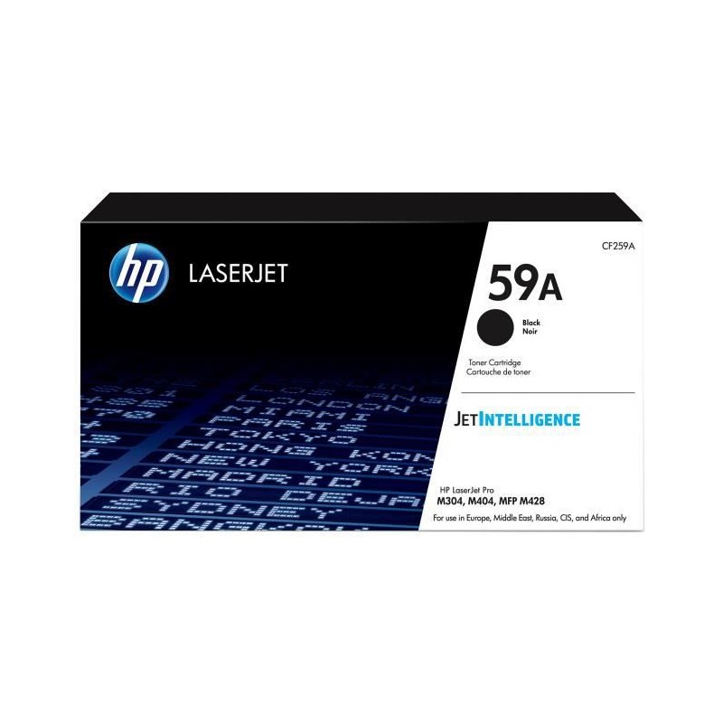 HP 59A Toner laser Noir authentique (CF259A) pour LaserJet Pro M304, M404, MFP M428