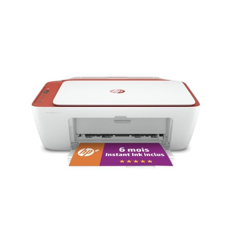 HP DeskJet 2723e Terre cuite Imprimante Jet d'encre couleur A4 - USB, Bluetooth, WiFi